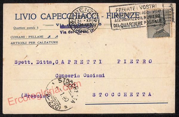 ae6662 - CARTOLINA D'EPOCA - Firenze Città - Livio Capecchiacci