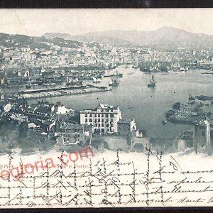 ag0758 - CARTOLINA D'EPOCA - Genova Città - Panorama  1900