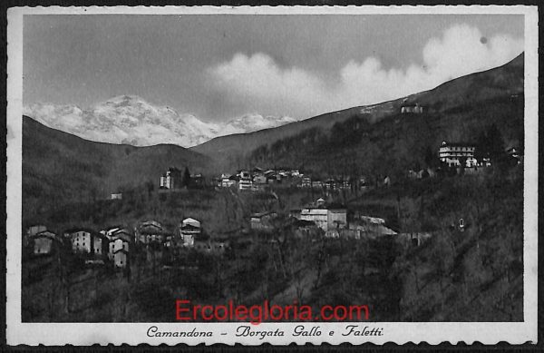 ae1845 - CARTOLINA  D'EPOCA - Biella Provincia - Camandona