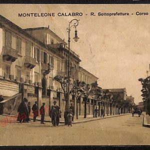ae4940 - CARTOLINA D'EPOCA - Catanzaro Provincia - Monteleone Calabro