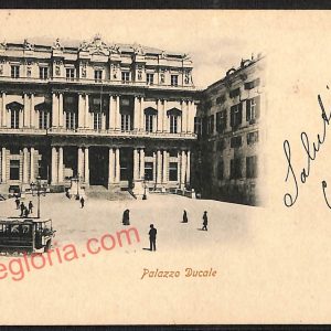ag0760 - CARTOLINA D'EPOCA - Genova Città - Palazzo Ducale  1901