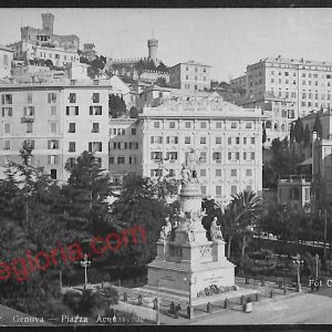 ag0763 - CARTOLINA D'EPOCA - Genova Città - Piazza Acquaverde
