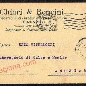 ae6682 - CARTOLINA D'EPOCA - Firenze Città - Chiari Bencini  1917