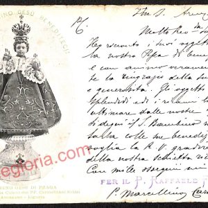 ag0770 - CARTOLINA D'EPOCA - Genova Città - Santo Bambino Cesù di Praga