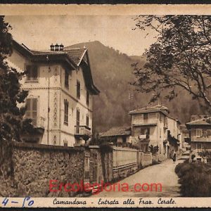 ae1848 - CARTOLINA  D'EPOCA - Biella Provincia - Camandona