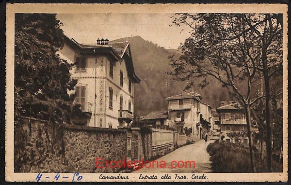 ae1848 - CARTOLINA  D'EPOCA - Biella Provincia - Camandona