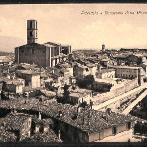 ab8955 - CARTOLINA  D'EPOCA - Perugia Città - Piazza  V. E.