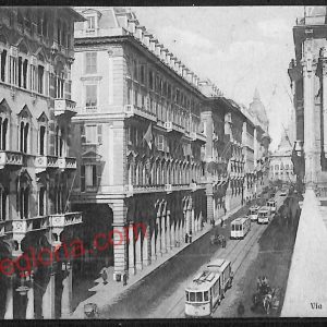 ag0775 - CARTOLINA D'EPOCA - Genova Città - Via XX Settembre  1929