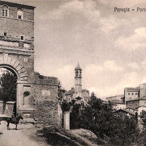 ab8958 - CARTOLINA  D'EPOCA - Perugia Città - Porta S. Girolamo