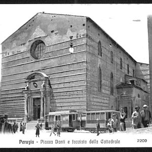ab8965 - CARTOLINA  D'EPOCA - Perugia Città - Piazza Danti