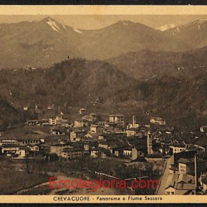 ae1854 - CARTOLINA  D'EPOCA - Biella Provincia - Crevacuore