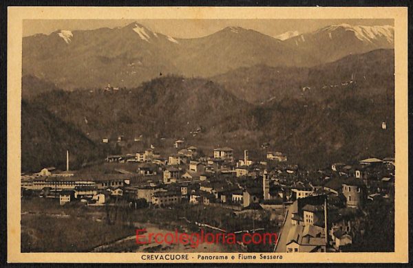 ae1854 - CARTOLINA  D'EPOCA - Biella Provincia - Crevacuore
