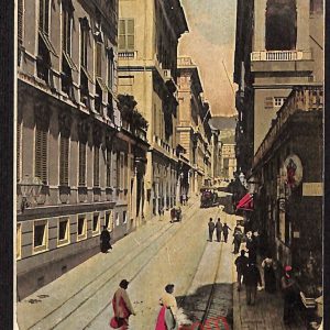 ag0788 - CARTOLINA D'EPOCA - Genova Città - Via Balbi  1922