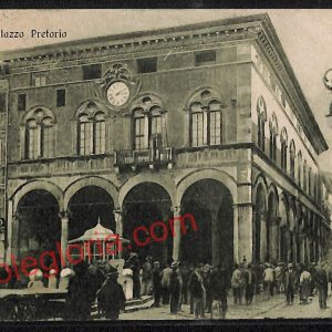 ag6255 - CARTOLINA D'EPOCA - Lucca Città - Palazzo Pretorio  1920