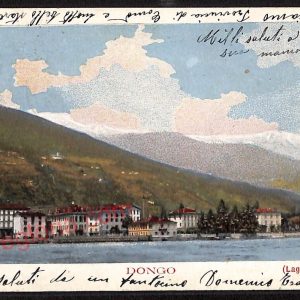 ae5249 - CARTOLINA D'EPOCA - Como Provincia - Dongo  1915
