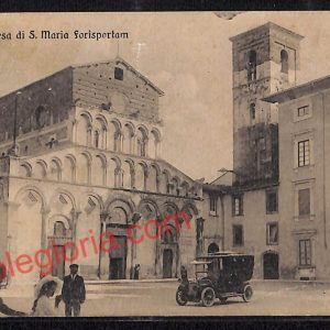 ag6256 - CARTOLINA D'EPOCA - Lucca Città - Chiesa S. Maria Forisportam