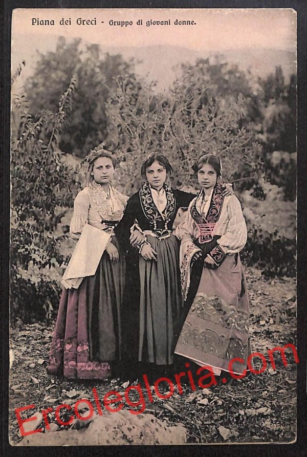 ah5239 - CARTOLINA D'EPOCA - Palermo Città - Costumi Siciliani
