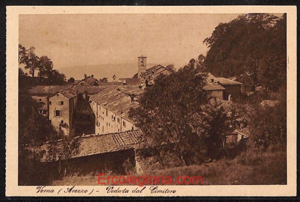 ae0545 - CARTOLINA  D'EPOCA - Arezzo Provincia - Verna