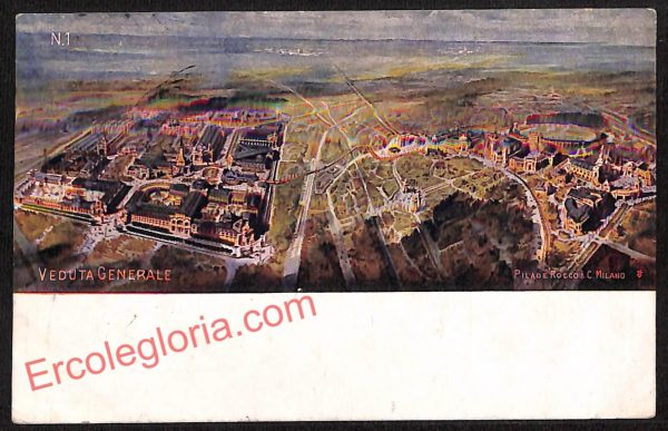 ag9187 - CARTOLINA D'EPOCA - Milano Città - Veduta Generale
