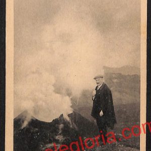 ah3783 -CARTOLINA D'EPOCA -Napoli - Prof. Malladra dell'Osservatorio 'Vesuviano'