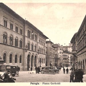 ab8969 - CARTOLINA  D'EPOCA - Perugia Città - Piazza Garibaldi