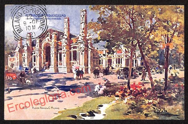 ag9191 - CARTOLINA D'EPOCA - Milano Città