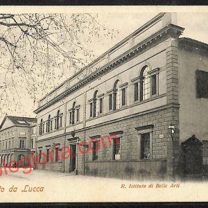 ag6276 - CARTOLINA D'EPOCA - Lucca Città - R. Istituto Belle Arti