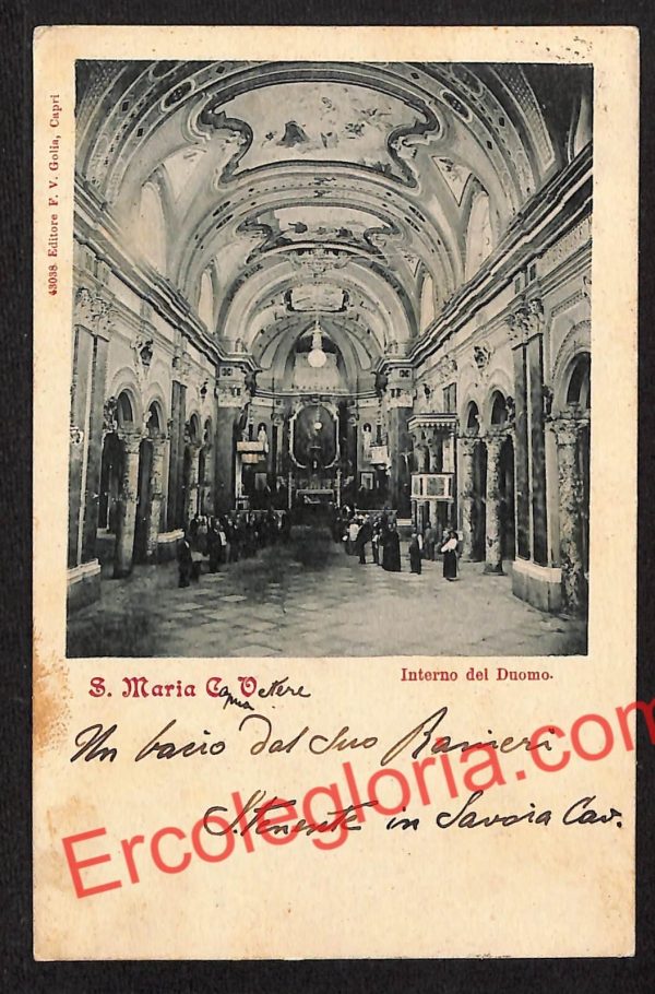 ah3794 - CARTOLINA D'EPOCA - Napoli Città - San Maria C. O.