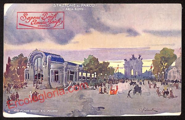 ag9199 - CARTOLINA D'EPOCA - Milano Città - Stazione al Parco