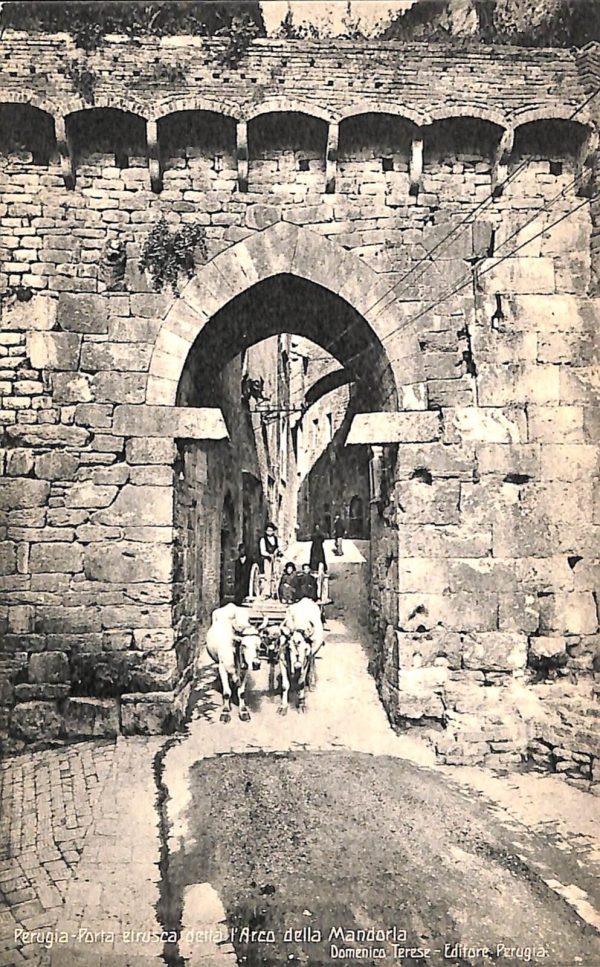 ab8975 - CARTOLINA  D'EPOCA - Perugia Città - Arco della Mandorla
