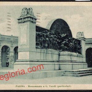 ah5336 - CARTOLINA D'EPOCA - Parma Città - Monumento a G. Verdi