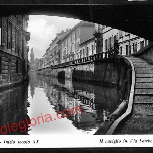 ag9208 - CARTOLINA D'EPOCA - Milano Città - Via Fatebenefratelli