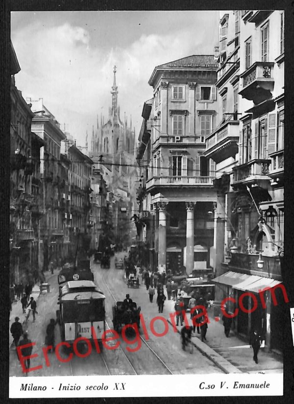 ag9210 - CARTOLINA D'EPOCA - Milano Città - Corso Vittorio Emanuele
