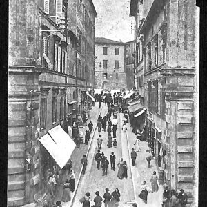 ab8979 - CARTOLINA  D'EPOCA - Perugia Città - Via del Commercio