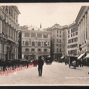 ag0802 - CARTOLINA D'EPOCA - Genova Città - Piazza