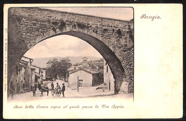 ab8987 - CARTOLINA  D'EPOCA - Perugia Città
