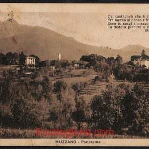 ae1870 - CARTOLINA  D'EPOCA - Biella Provincia - Muzzano