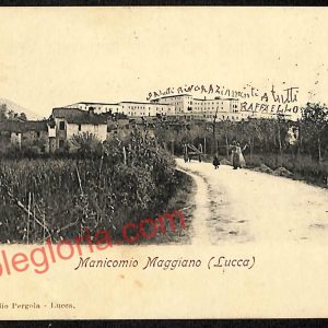 ag6290 - CARTOLINA D'EPOCA - Lucca Città - Manicomio Maggiano