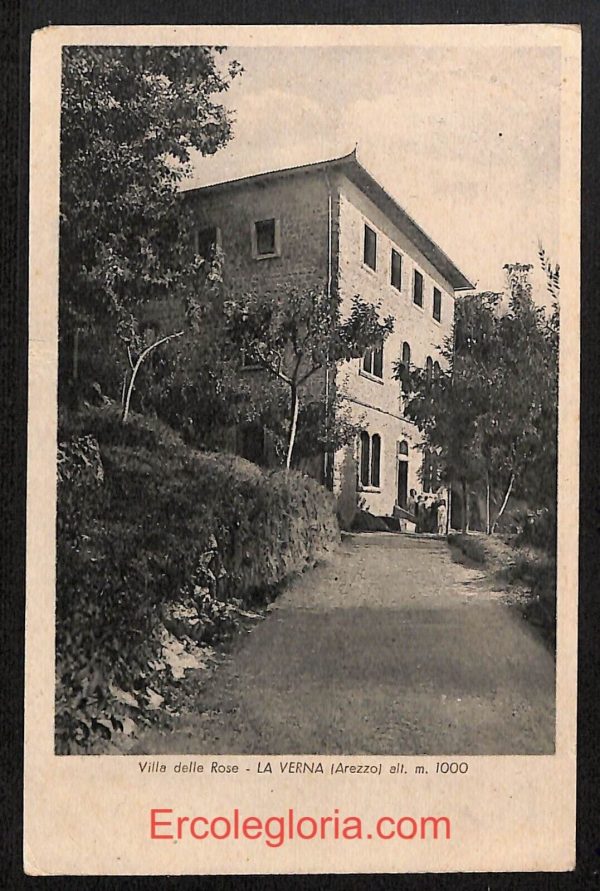 ae0548 - CARTOLINA  D'EPOCA - Arezzo Provincia - Verna  1955