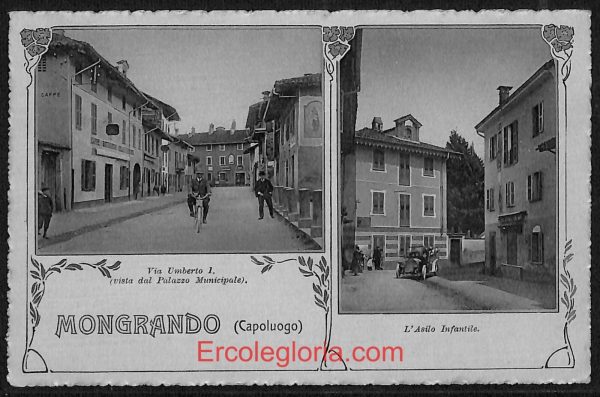 ae1872 - CARTOLINA  D'EPOCA - Biella Provincia - Mongrando   1915