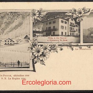 ad9993 - CARTOLINA  D'EPOCA - Aosta Provincia - Staffal