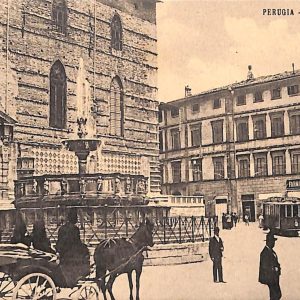 ab8993 - CARTOLINA  D'EPOCA - Perugia Città - Piazza Municipio