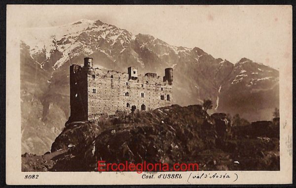 ad9996 - CARTOLINA  D'EPOCA - Aosta Provincia -  Ussel da Châtilon  1923