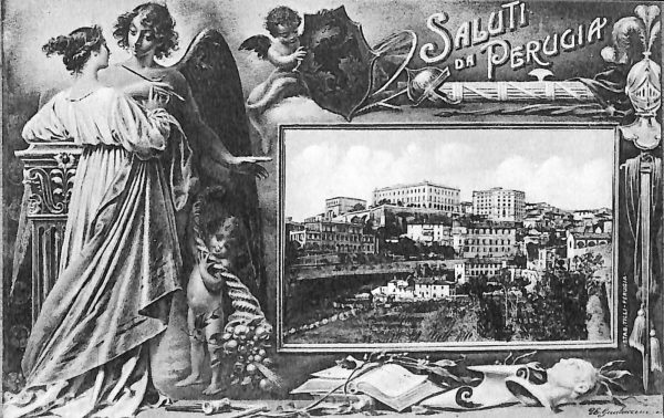 ab8999 - CARTOLINA  D'EPOCA - Perugia Città
