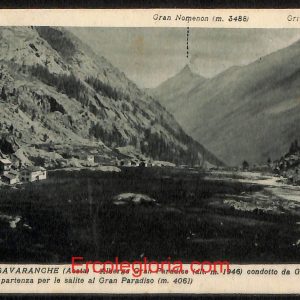 ae0002 - CARTOLINA  D'EPOCA - Aosta Provincia - Valsavarenche