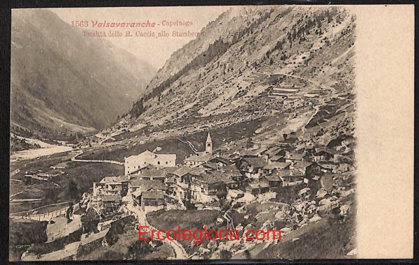 ae0004 - CARTOLINA  D'EPOCA - Aosta Provincia - Valsavarenche