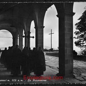 ae0549 - CARTOLINA  D'EPOCA - Arezzo Provincia - Verna  1951