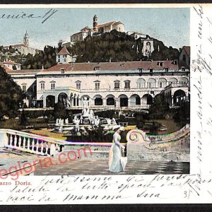 ag0815 - CARTOLINA D'EPOCA - Genova Città - Palazzo Doria  1904