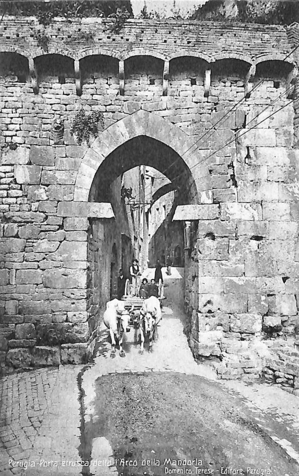 ab9000 - CARTOLINA  D'EPOCA - Perugia Città - Arco della Mandorla