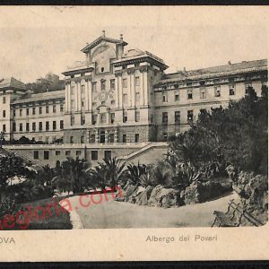 ag0819 - CARTOLINA D'EPOCA - Genova Città - Albergo dei Poveri  1901